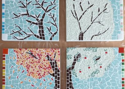 Arbre quatre saisons | G.B.S.a Mozaic