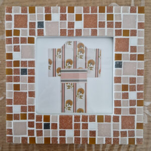 QR cadre kimono fleuri